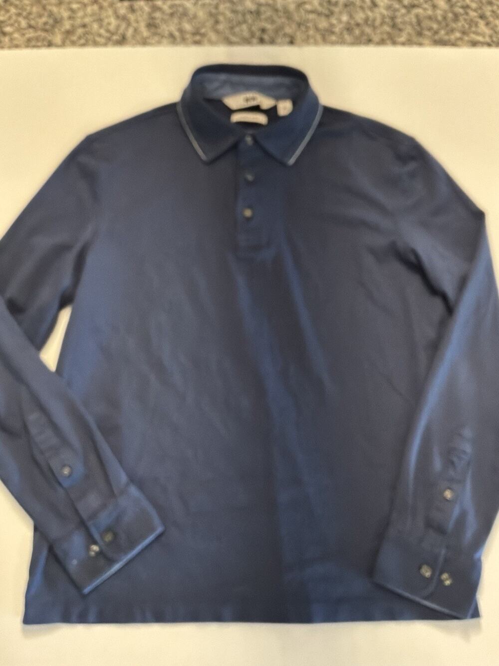 Men’s Joseph Abound Long Sleeve Polo Shirt Size Large